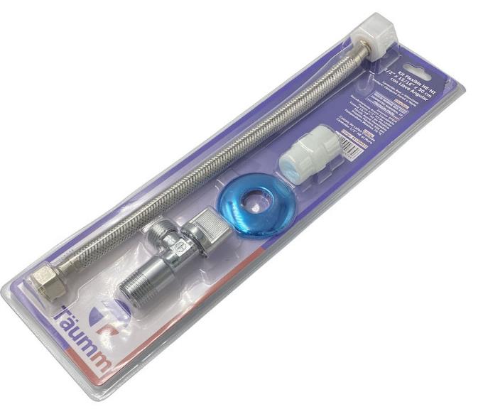 Flexible HI-HI 1/2 X 7/8 Con llave angular en Blíster