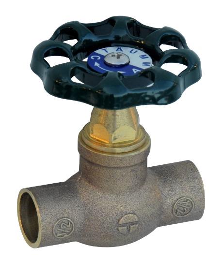 Llave de Paso So 1/2 cuello alto BRONCE
