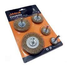 SET ESCOBILLAS P/TALADRO 5 PCS - FELGER