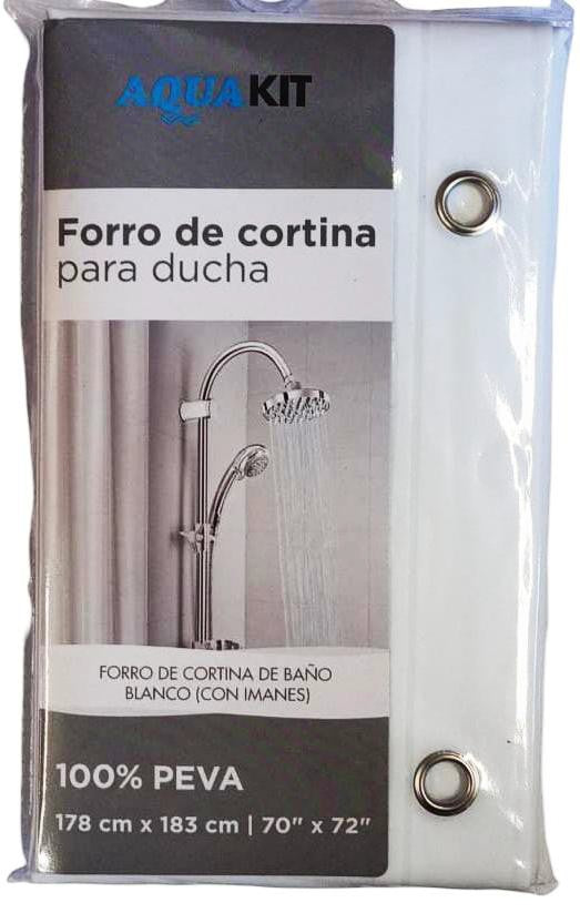 Forro de Cortina para Ducha con Imanes