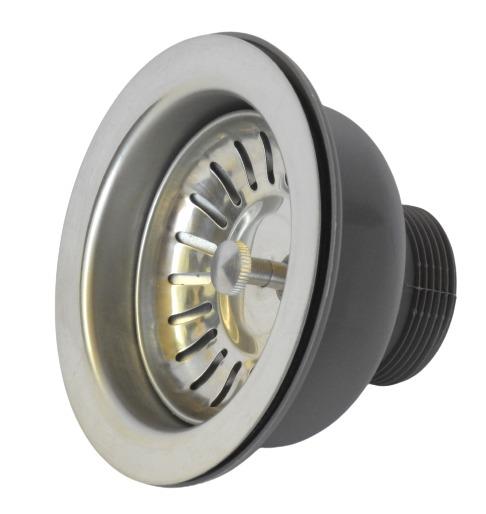 Desagüe lavaplatos 3.1/2" plástico con rebalse