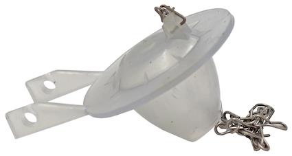 Flapper para Estanque WC c/ cadena metalica