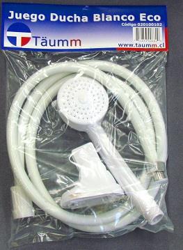 Juego Ducha Blanco Eco