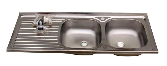 Lavaplatos Doble para M/M 120x50