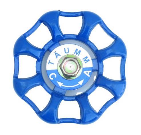 Manilla Aluminio Llave Paso Azul Täumn