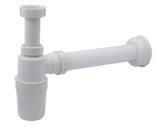 Sifón Plástico con Tubo para Lavaplatos