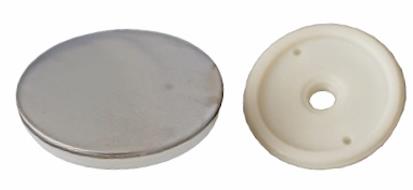 Tapa Plástica cromada para perforación 35 mm de Lavaplato